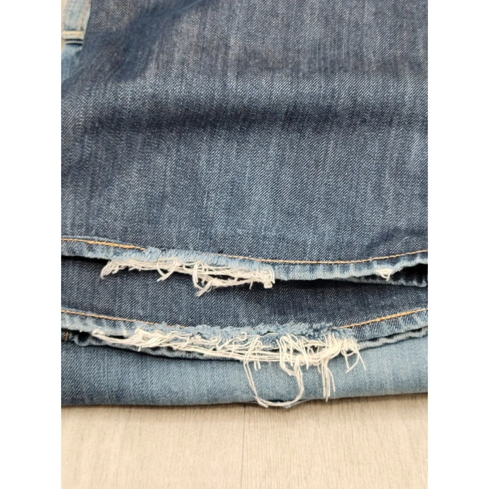 True Religion Billy Super T Jeans Men's 36 Blue Distressed Made USA Bootcut Y2K